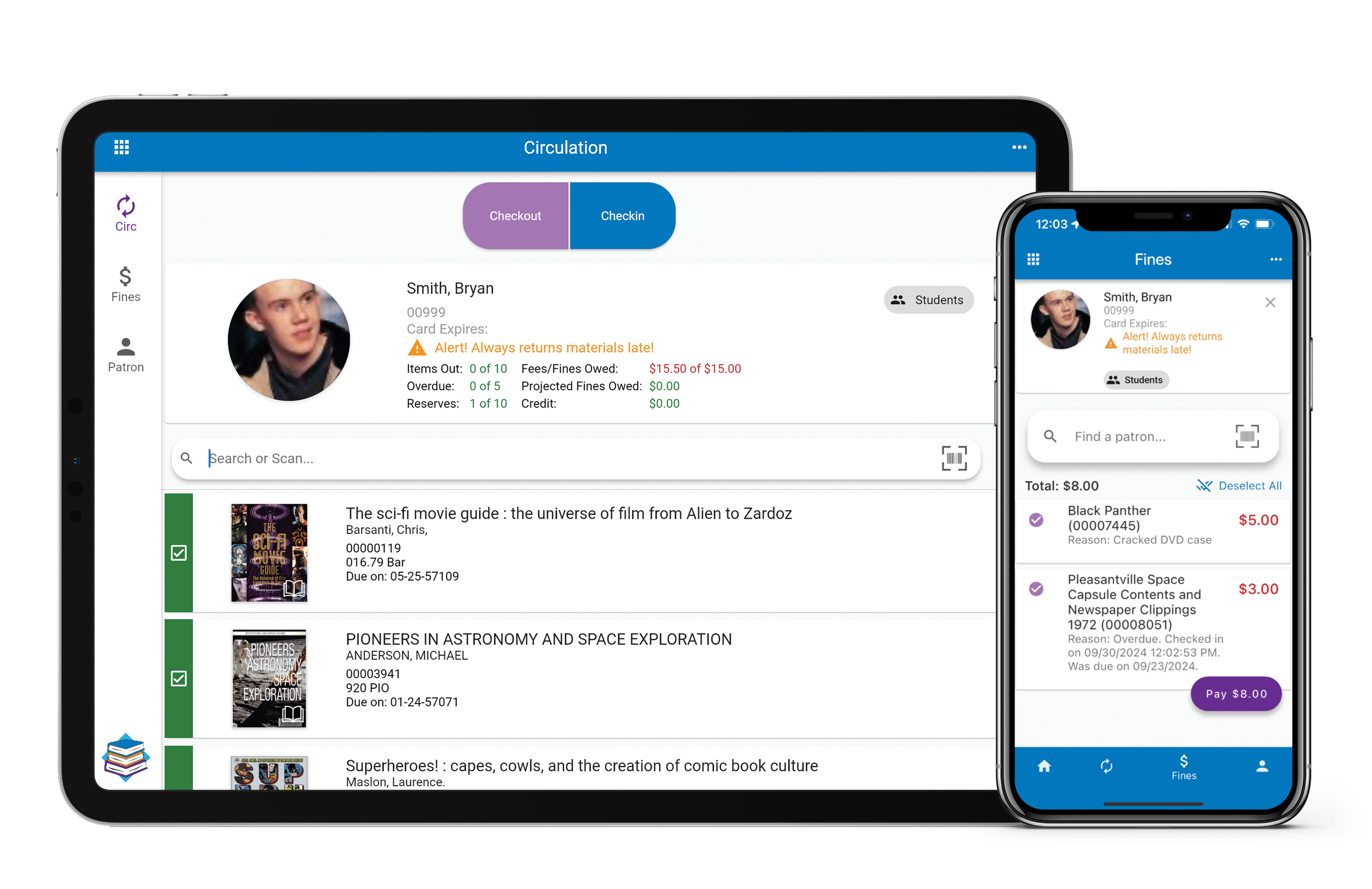 Atriuum Stax app screens